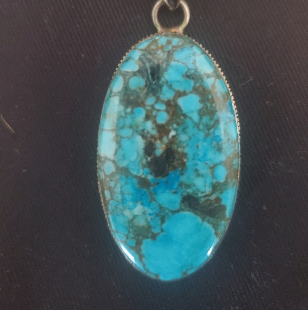 Gorgeous Turquoise Natural Stone Pendant